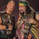 Steve Austin & Dude Love“冷石”史蒂夫·奥斯丁 & 米克·佛利